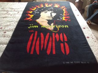 Vintage Jim Morrison Beach Towel 1990 The Doors