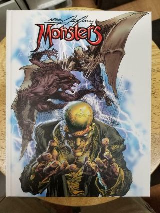 NEAL ADAMS MONSTERS SLIPCASE HARDCOVER SIGNED LIMITED EDITION VANGUARD HC 2