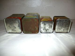 Four Vintage Tea Tins - Richelieu - Monarch - Lipton 4