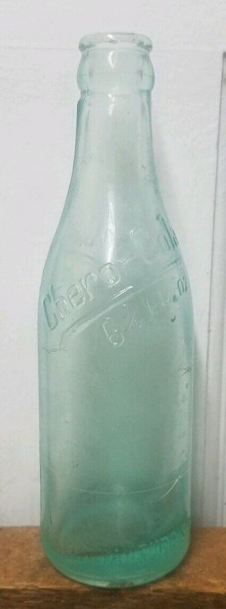 Vintage 6.  5 Oz.  Chero Cola Soda Bottle Spartanburg S.  C.  Strong Embossing