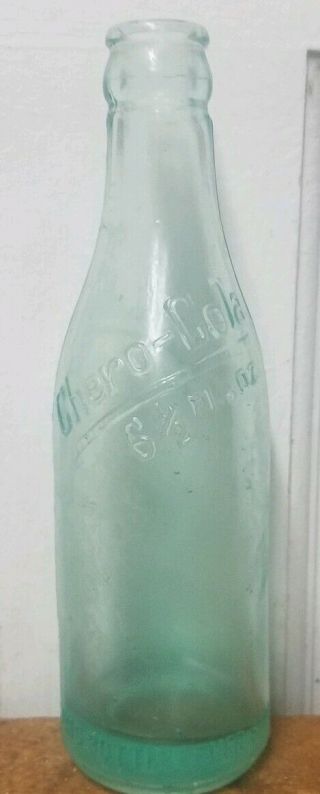 Vintage 6.  5 Oz.  Chero Cola Soda Bottle Spartanburg S.  C.  Strong Embossing 3