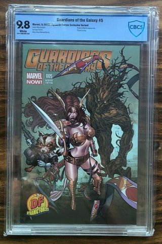 Guardians Of The Galaxy 5 Cbcs (cgc) 9.  8 - Rare Dynamic Forces Exclusive 1/1