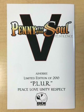 Penny For Your Soul 5 P.  L.  U.  R.  Peace Love Unity Respect Variant by Asherbee 2