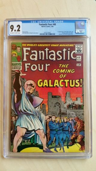 On Fantastic Four 48 Cgc 9.  2 1st Silver Surfer And 1st Galactus
