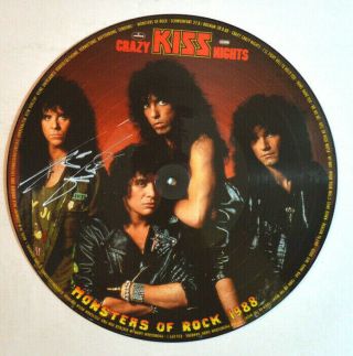 Rock Lp - Kiss - Crazy Nights Picture Disc 1988 Phonogram Germany Autographed