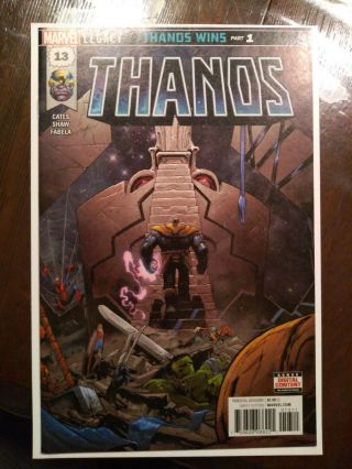 Thanos 13 1st Print 1st Cosmic Ghost Rider.  N/m.