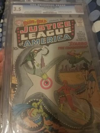 The Brave And The Bold 28 Cgc 3.  5 First Justice League Really Presentation