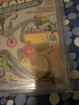 The Brave and the Bold 28 CGC 3.  5 FIRST JUSTICE LEAGUE Really presentation 4
