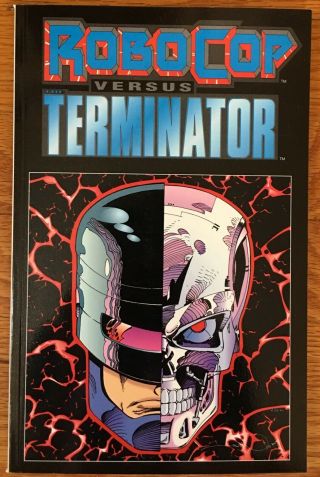 Robocop Versus Terminator Trade Paperback Tpb 1st Printing 1992 Miller,  Simonson