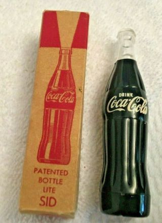 Vintage Coca Cola Bottle Flashlight W Box San Antonio Tx Coke Item
