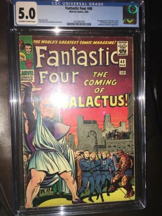 Fantastic Four 48 CGC 5.  0 Off white - White Pages 9