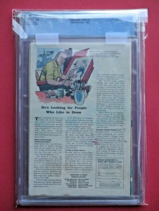 Fantastic Four 4 - CGC 3.  0 - Huge Key - First Silver Age Submariner (1962) 5
