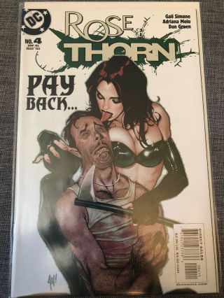 Rose And Thorn 1 2 3 4 5 6 Complete Set 1 - 6 Adam Hughes Covers,  Gail Simone
