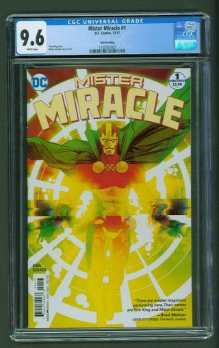 Mister Miracle 1 Cgc 9.  6 Third 3rd Printing Mitch Gerads Cover