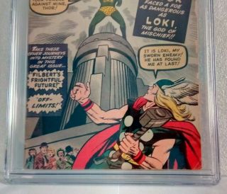 Marvel ' s Journey into Mystery 85 Thor vs Loki.  CGC grade 4.  0 VG 4