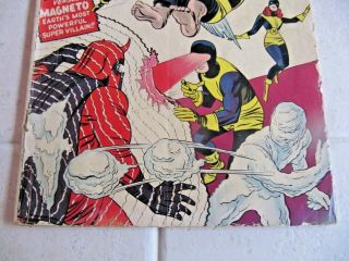 X - MEN 1 (1ST APPEARANCE & MAGNETO) 1963: HUGE MEGA MARVEL KEY ISSUE FR/GD 1.  5 3