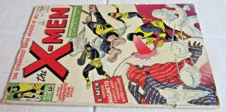 X - MEN 1 (1ST APPEARANCE & MAGNETO) 1963: HUGE MEGA MARVEL KEY ISSUE FR/GD 1.  5 4