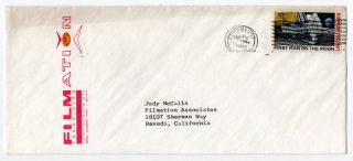 1969 Vintage Mailing Envelope: " Filmation " Studio - Postally