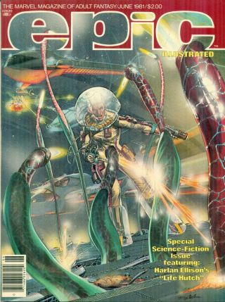Epic Illustrated 6 Metamorphosis Odyssey Jim Starlin Adams Epic Marvel Nmm 1981