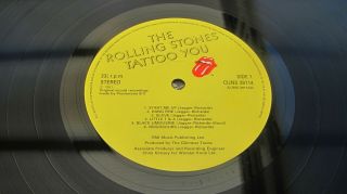 Rolling Stones Tattoo You 1981 Uk Lp 1st Press Unplayed And 100 Audio