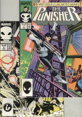 Punisher 1,  2,  3,  4,  5,  6,  7,  8,  9,  And 10 Vf,