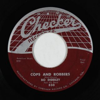 Blues R&b 45 - Bo Diddley - Cops And Robbers/down Home Special - Checker - Mp3