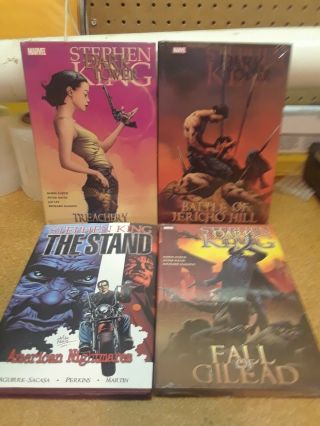 Stephen King The Dark Tower Marvel Hard Cover Comic 4 Books
