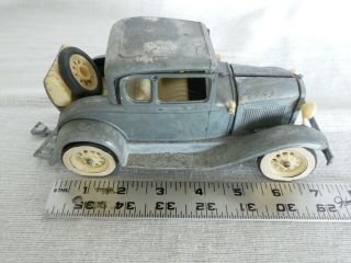 Antique/vintage Toy Car - Cast Aluminum - Hubley Toy 854 - 5k - Lancaster Pa - Usa