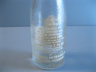 Virginia Dare 1950’s ACL Soda Bottle - St.  George Beverage Co.  Winooski VT 3