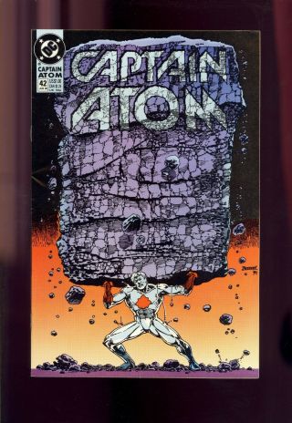 Captain Atom 42 1st Death In Dc Continuity 1990 Vf Sandman Comic Kings