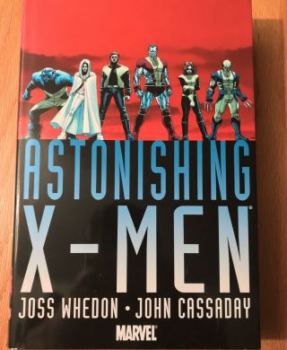 Astonishing X - Men Omnibus Hardcover Hc Joss Whedon Cassaday Marvel Oop Rare