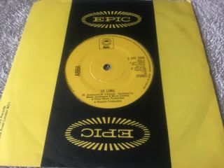 Abba,  So Long,  Rare 7 " Single,  Epic Condtion.