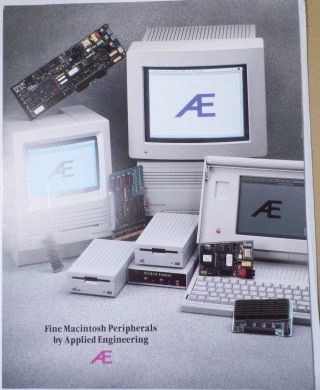 1990 Applied Engineering Fine Macintosh Peripherals Color Brochure Datalink