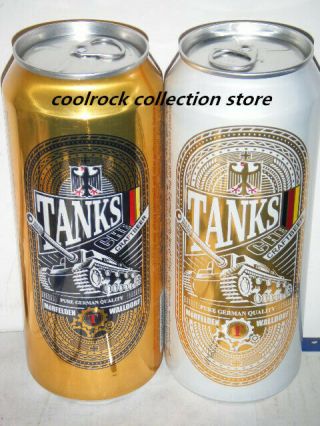 2019 China German Beer Tanks 2 Cans Set 500ml Empty For Collectible