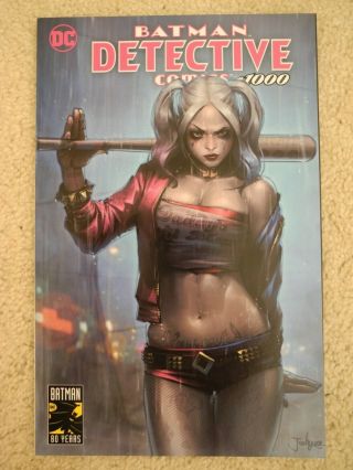 Detective Comics 1000 Jeehyung Lee Harley Quinn Trade Dress Dc Nm,  Unread