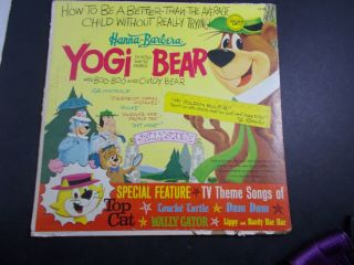 Yogi Bear With Boo - Boo & Cindy Bear - Top Cat - Touche Turtle - Wally - Record Album