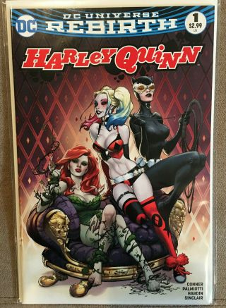Harley Quinn 1 Rebirth - Benitez Comicherou Variant - Catwoman Poison Ivy - Nm