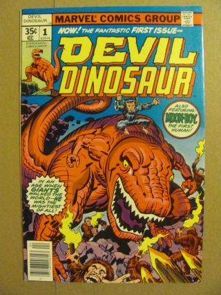 Devil Dinosaur 1 Marvel Comics 1978 Series Jack Kirby 9.  2 Near -