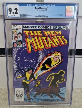 Mutants 1 (1983) Cgc 9.  2 - 2nd Appearance Of Mutants Key