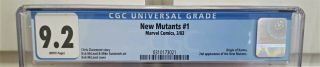Mutants 1 (1983) CGC 9.  2 - 2nd Appearance of Mutants KEY 3