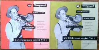 Vic Dickenson Septet Vols 1 & 2,  10 " Vanguard Eps,  Ex,  /ex,