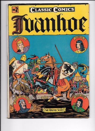 Classic Comics 2 Ivanhoe Sunrise Times Edition Hrn 18