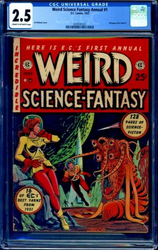 Weird Science Fantasy Annual 1 Cgc 2.  5