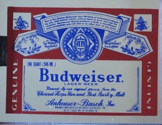 Budweiser Beer Mirror Carnival Prize 1980s Vintage Sign Bar Pub 2