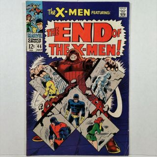The X - Men - Vol.  1,  No.  46 - Marvel Comics Group - July 1968 -