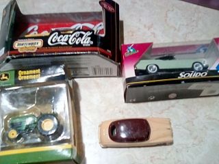 3 Boxed 1/43 Or Thereabouts Cars Plus A Dinky Hudson Sedan