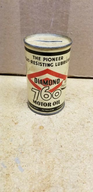 Diamond 760 Motor Oil Can Bank