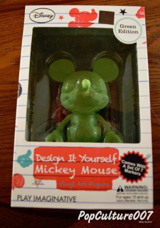 Mickey Mouse Disney Vinyl Art Figure Designer Collectible Green Edition -