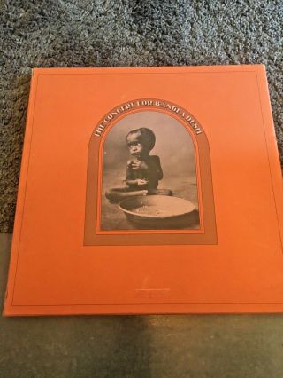 The Concert For Bangladesh George Harrison Bob Dylan Record 3 Lp W/ Book Nm