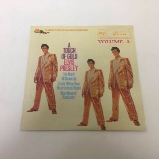 Rock N Roll Elvis Presley ‎ A Touch Of Gold Volume 3 1982 7 " Vinyl Single [rcx7
